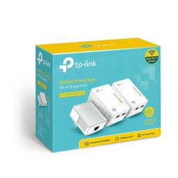 Adaptador de Red a Corriente Wi-Fi AV500 TP-LINK TL-WPA4220T | Kit Powerline 300 Mbps WiFi (KIT 3 Unidades)