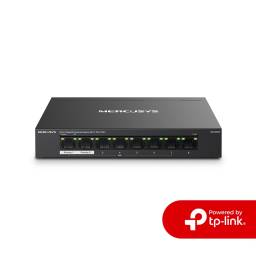 Switch MERCUSYS MS108GP | 8 Puertos Gigabit (7 Puertos PoE+ afat)