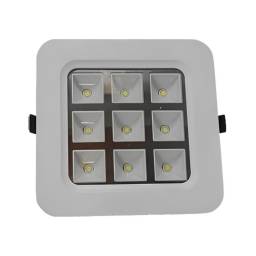 Panel LED de Embutir | Cuadrado, 9W, Luz Fra