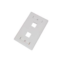 Faceplate 2 Puertos GLC CE-4009 | CAT 5e6