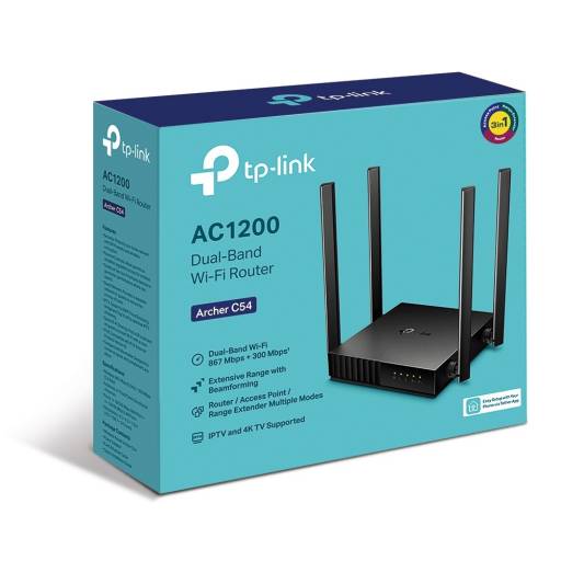 Router Inalmbrico TP-LINK Archer C54 | AC1200, Dual Band 