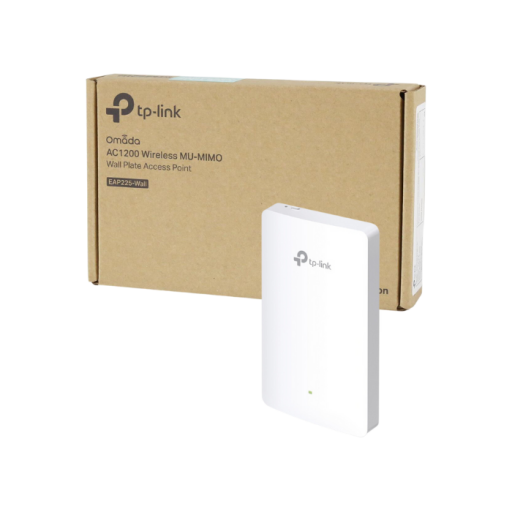 Access Point TP-LINK EAP225-Wall Dual Band AC1200 MU-MIMO Omada de Montaje en Pared