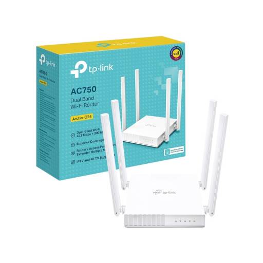 Router Inalmbrico TP-LINK Archer C24 | AC750, WiFi 5