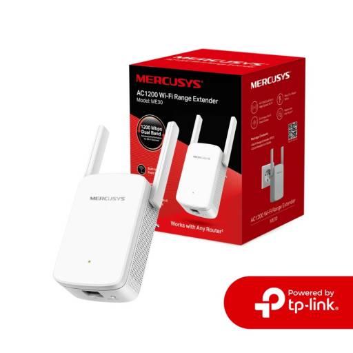 Extensor de Cobertura MERCUSYS ME30 | AC1200, WiFi 5