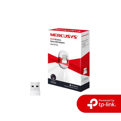 Adaptador Inalmbrico Mini USB MERCUSYS MW150US | WiFi, 150 Mbps 