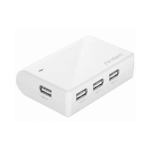 Cargador USB x4 Antec | 2 Puertos 2A, 2 Puertos 1A