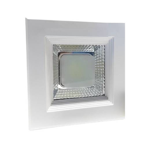 Panel LED de Embutir | Cuadrado, 8W, Luz Fra