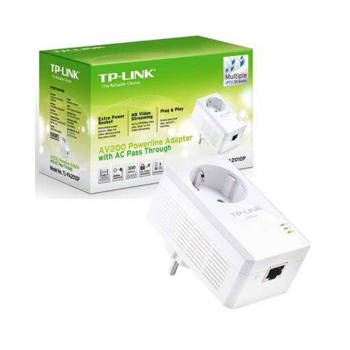 Adaptador de Red a Corriente TP-LINK TL-PA2010P Satlite Powerline (1 Unidad)