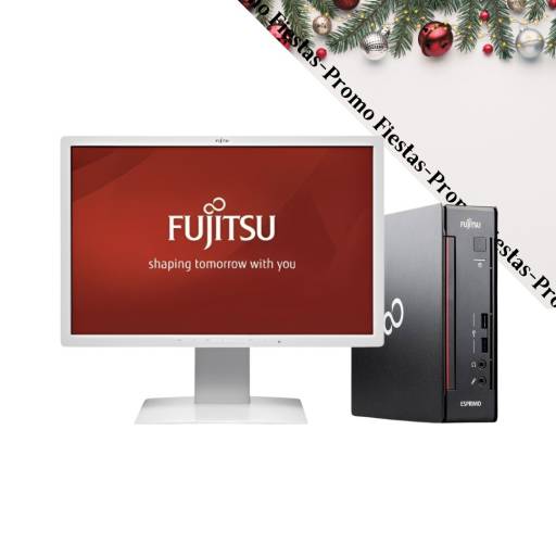 Promo Fiestas: Equipo Fujitsu Esprimo Q556/2 + Monitor Fujitsu ScenicView B24W-7 + Mouse y Teclado de REGALO