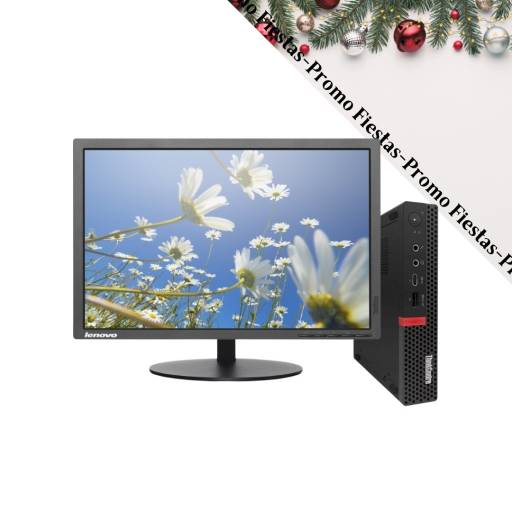 Promo Fiestas: Mini PC Lenovo Tiny Thinkcentre M910Q + Monitor Lenovo ThinkVision T2054p + Mouse y Teclado de REGALO