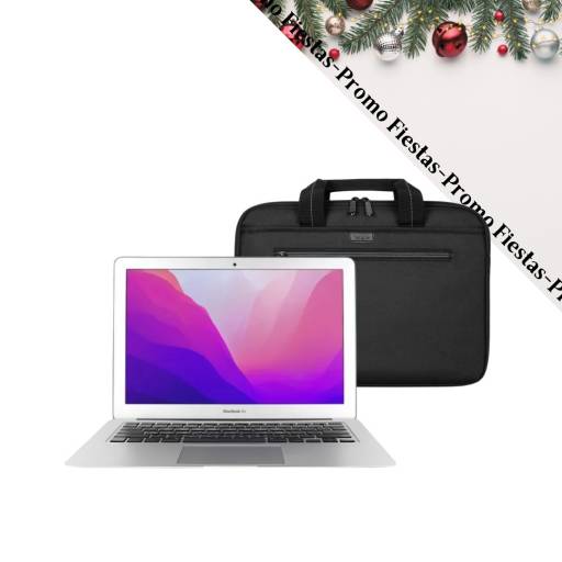 Promo Fiestas: Notebook Apple MacBook AIR BMT12LL/A 2017 + Maletn para Notebook Targus Sleeve Intellect Hide