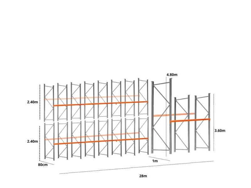 Conjunto de Estanteras - Racks Picking